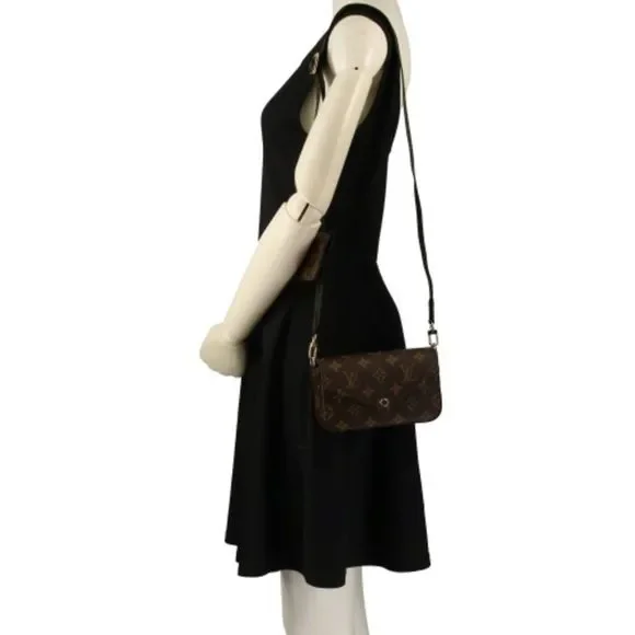 Louis Vuitton Shoulder Bag Monogram Canvas Brown - Picture 5 of 10